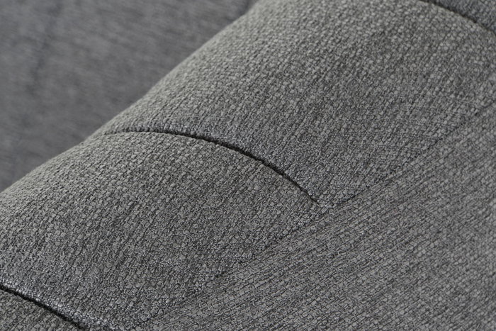 DKD Home Decor Sillón Scandi Gris Negro 81x75x73 cm DKD Home Decor Sillón Scandi Gris Negro 81x75x73 cm