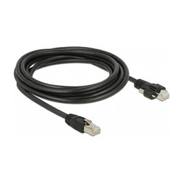 DeLOCK Cable de red GigE Cat6 S/FTP con tornillos 3 m