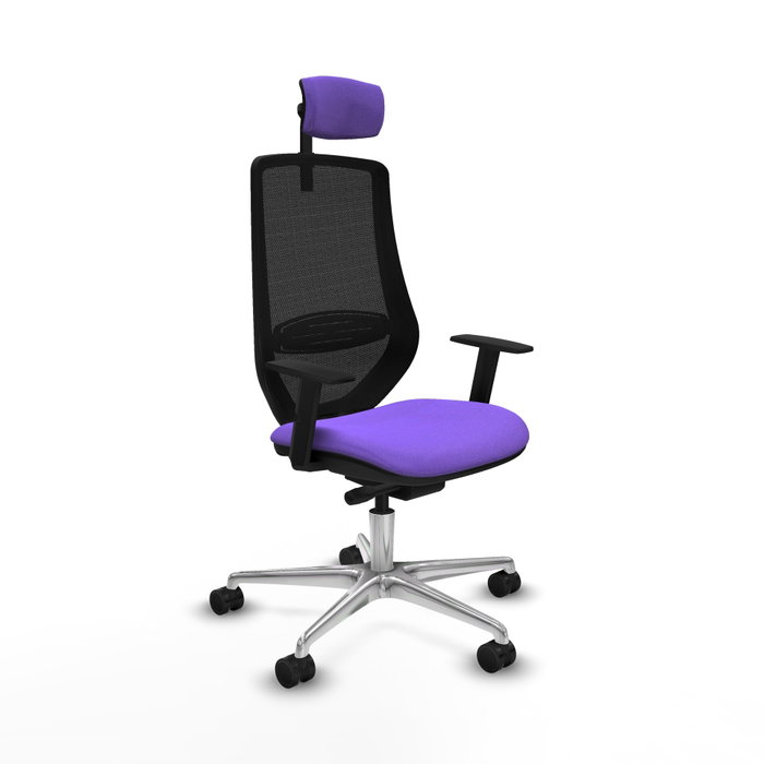PIQUERAS Y CRESPO Silla de oficina Mardos con mecanismo Sincro/Traslack, Lila y Negro PIQUERAS Y CRESPO Silla de oficina Mardos con mecanismo Sincro/Traslack, Lila y Negro