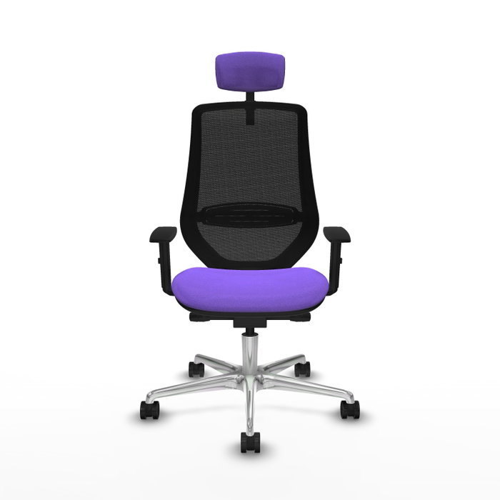PIQUERAS Y CRESPO Silla de oficina Mardos con mecanismo Sincro/Traslack, Lila y Negro PIQUERAS Y CRESPO Silla de oficina Mardos con mecanismo Sincro/Traslack, Lila y Negro