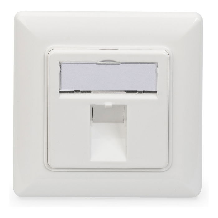 Digitus Leerdose Keystone Module 1x Rahmen 80x80mm + Zentralp.