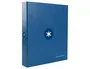 Antartik Carpeta 4 Anillas 40mm Mixtas A4 Forrada Color Azul Marino