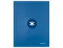 Antartik Carpeta 4 Anillas 40mm Mixtas A4 Forrada Color Azul Marino