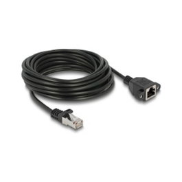 DeLOCK 90779 Cable de extensión de red Cat6a S/FTP RJ45 a RJ45 5 m Negro