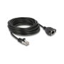 DeLOCK 90779 Cable de extensión de red Cat6a S/FTP RJ45 a RJ45 5 m Negro