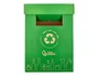 Liderpapel Contenedor Papelera Reciclaje Vidrio Carton Reciclado 450x350x650 mm 70 Litros Verde