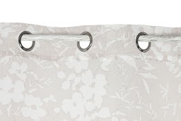 DKD Home Decor Cortina Romantico Beige Poliester 260 x 140 cm (2 Unidades)