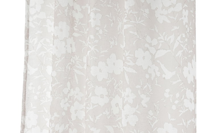 DKD Home Decor Cortina Romantico Beige Poliester 260 x 140 cm (2 Unidades)