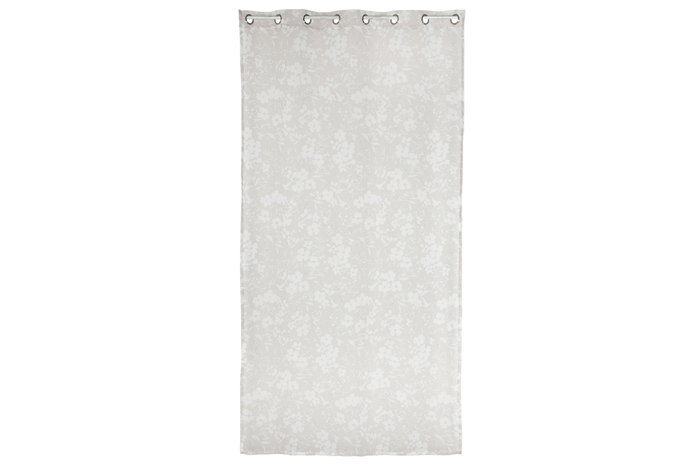 DKD Home Decor Cortina Romantico Beige Poliester 260 x 140 cm (2 Unidades)