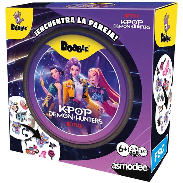 Asmodee Dobble K-Pop Demon Hunters Asmodee Dobble K-Pop Demon Hunters