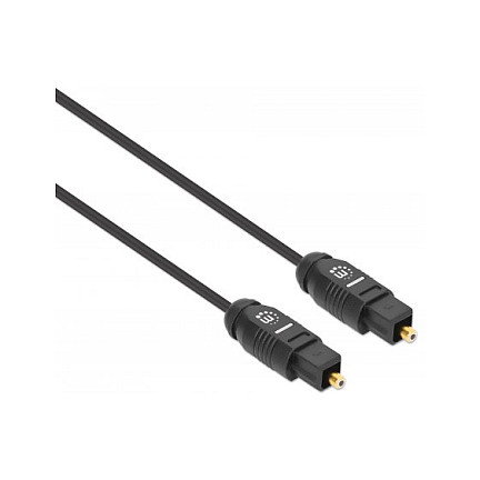 MANHATTAN Cable de audio digital óptico Toslink 5 m negro