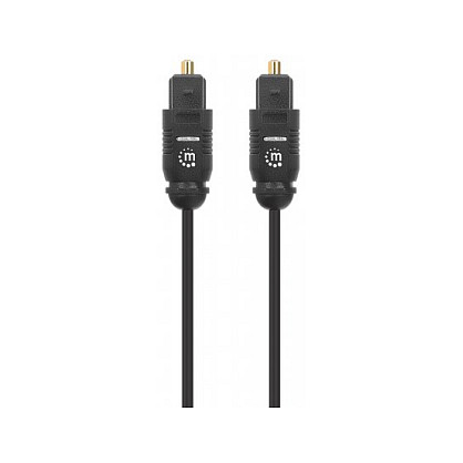 MANHATTAN Cable de audio digital óptico Toslink 5 m negro