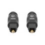 MANHATTAN Cable de audio digital óptico Toslink 5 m negro