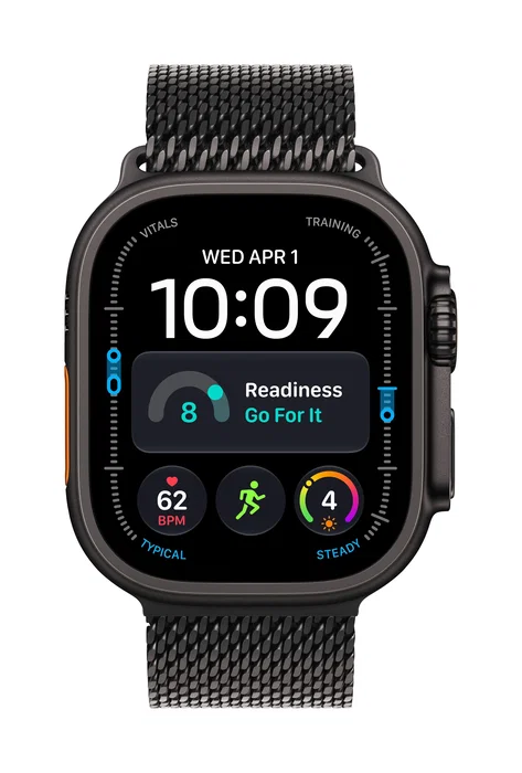 Apple Watch Ultra 4 GPS + Cellular 49 mm Titanio Negro Milanese Loop L