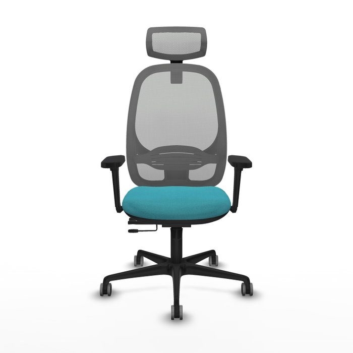 PIQUERAS Y CRESPO Silla de oficina Cilanco Turquesa y Gris PIQUERAS Y CRESPO Silla de oficina Cilanco Turquesa y Gris