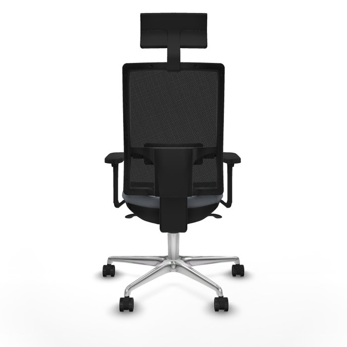 PIQUERAS Y CRESPO Silla de oficina Horna con Mecanismo Sincro Gris y Negro PIQUERAS Y CRESPO Silla de oficina Horna con Mecanismo Sincro Gris y Negro