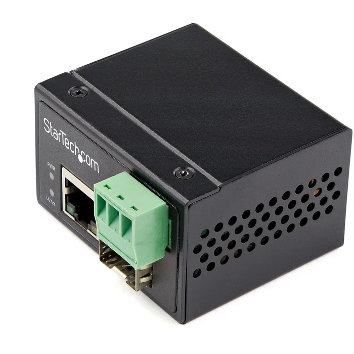 StarTech IMC100MSFP Conversor de Medios Industrial de Fibra a RJ45 IP30