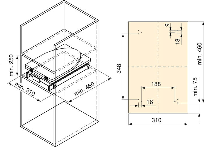Emuca Tabla de planchar plegable y extraíble para mueble Iron 2, Acero y Madera Emuca Tabla de planchar plegable y extraíble para mueble Iron 2, Acero y Madera