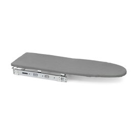 Emuca Tabla de planchar plegable y extraíble para mueble Iron 2, Acero y Madera