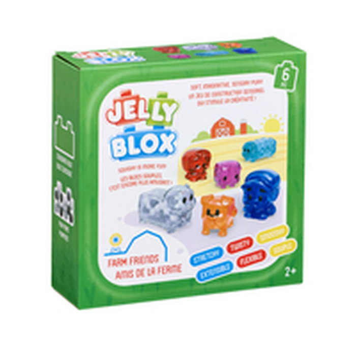 Goliath Set Amigos de la Granja JELLY BLOX con Ladrillos Suaves y Flexibles Goliath Set Amigos de la Granja JELLY BLOX con Ladrillos Suaves y Flexibles