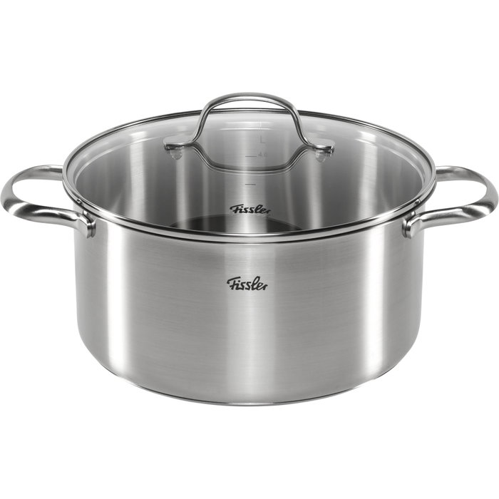Fissler San Francisco Set de Ollas de 4 Piezas con Tapas de Vidrio Fissler San Francisco Set de Ollas de 4 Piezas con Tapas de Vidrio