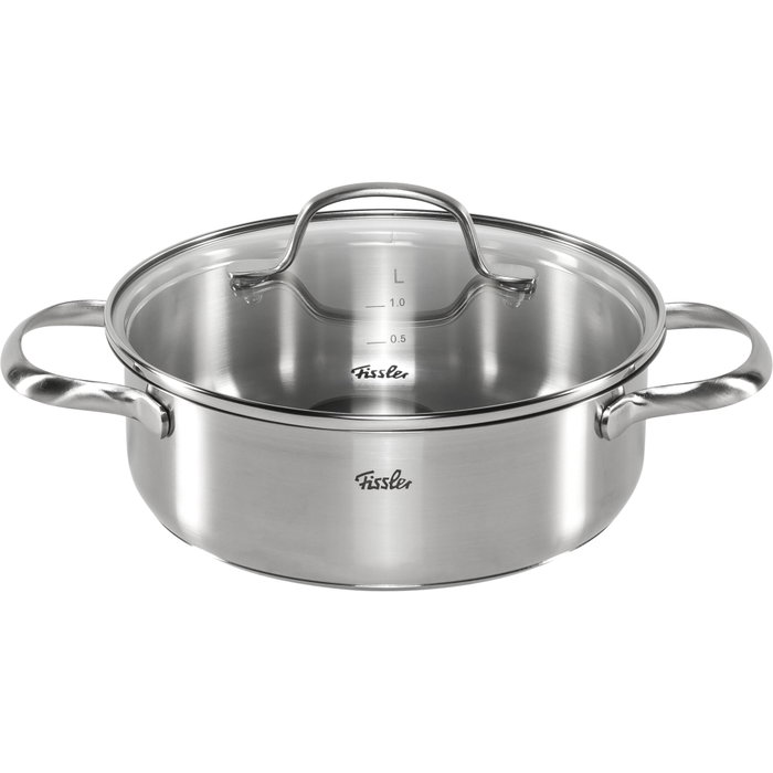 Fissler San Francisco Set de Ollas de 4 Piezas con Tapas de Vidrio Fissler San Francisco Set de Ollas de 4 Piezas con Tapas de Vidrio