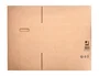 Q-connect Caja de Embalar Americana Ultra Resistente con Asas, Cartón Canal Doble 7 mm, Color Kraft, 700x440x330 mm