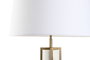 DKD Home Decor Lámpara Sobremesa India lamps 1c25 Dorado Beige 50 x 80 x 50 cm