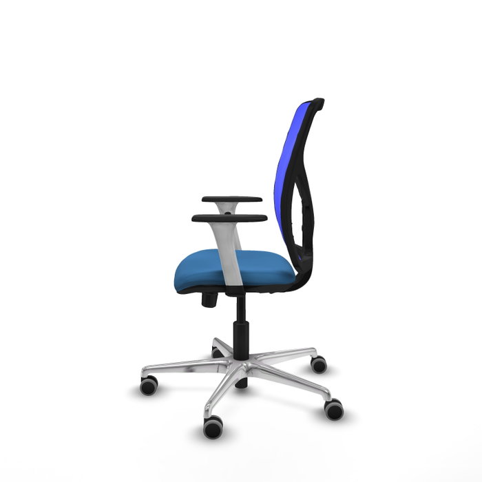 PIQUERAS Y CRESPO Silla de oficina Motilla Azul con mecanismo Sincro/Traslack PIQUERAS Y CRESPO Silla de oficina Motilla Azul con mecanismo Sincro/Traslack