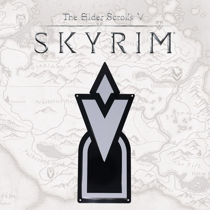 Elder Scrolls Skyrim Placa de Chapa Skyrim Quest Marker Elder Scrolls Skyrim Placa de Chapa Skyrim Quest Marker
