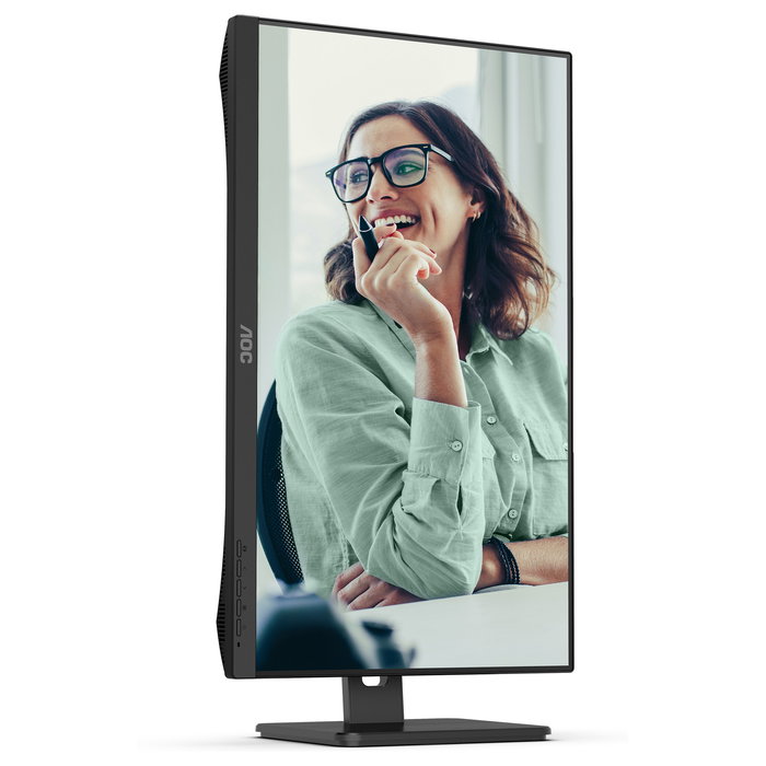 AOC Q27P3CV - Monitor 27" IPS QHD 2560x1440 100 Hz, USB-C 65W, Altavoces, HDR, Negro
