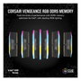 Corsair Vengeance RGB RAM DDR5 32 GB (2x16GB) 6400 MHz CL32 Kit 288-pin DIMM Negro con Disipador Térmico y Retroiluminación RGB