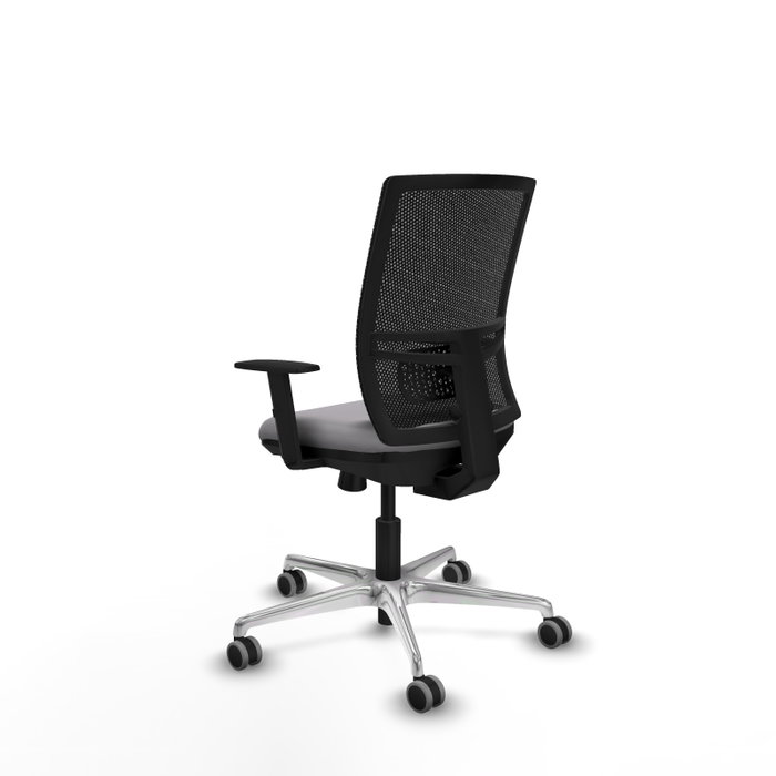 PIQUERAS Y CRESPO Silla de oficina Yunquera Gris y Negro con Mecanismo Sincro/Traslack PIQUERAS Y CRESPO Silla de oficina Yunquera Gris y Negro con Mecanismo Sincro/Traslack