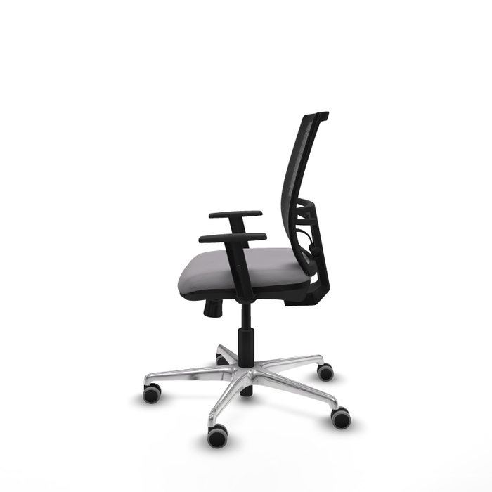 PIQUERAS Y CRESPO Silla de oficina Yunquera Gris y Negro con Mecanismo Sincro/Traslack PIQUERAS Y CRESPO Silla de oficina Yunquera Gris y Negro con Mecanismo Sincro/Traslack