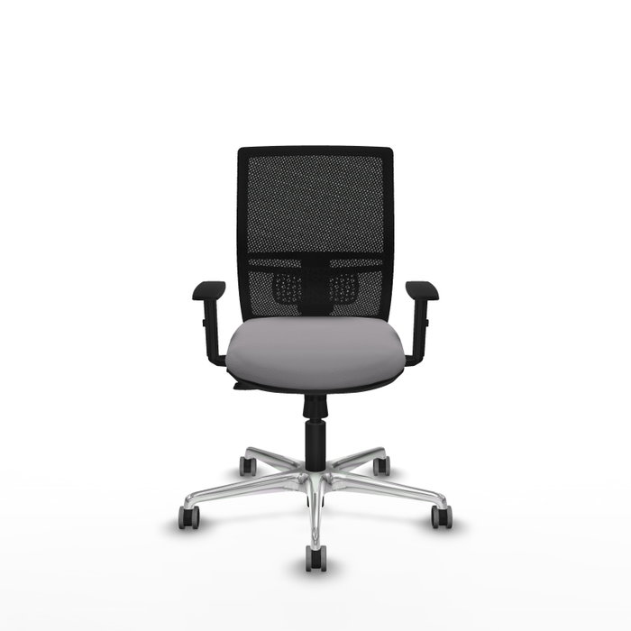 PIQUERAS Y CRESPO Silla de oficina Yunquera Gris y Negro con Mecanismo Sincro/Traslack PIQUERAS Y CRESPO Silla de oficina Yunquera Gris y Negro con Mecanismo Sincro/Traslack