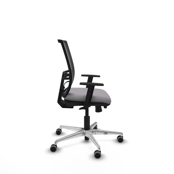 PIQUERAS Y CRESPO Silla de oficina Yunquera Gris y Negro con Mecanismo Sincro/Traslack PIQUERAS Y CRESPO Silla de oficina Yunquera Gris y Negro con Mecanismo Sincro/Traslack