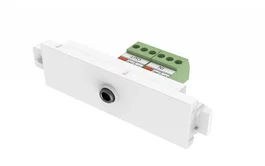 Vision TC3 3.5MM/V2 Enchufe de Pared de 3,5 mm Blanco - 1 Toma, Material ABS