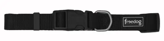 Freedog Collar Nylon Basic Negro 10 mm 20-35 cm Freedog Collar Nylon Basic Negro 10 mm 20-35 cm