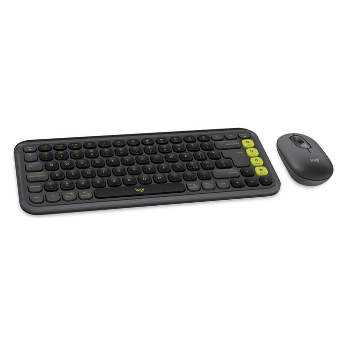 Logitech 920-013115 Combo Teclado Inalambrico Bluetooth y Mouse, Italiano QWERTY, Tecla Tijera Bajo Perfil, Mini, Grafito, Kit Inalambrico Logitech 920-013115 Combo Teclado Inalambrico Bluetooth y Mouse, Italiano QWERTY, Tecla Tijera Bajo Perfil, Mini, Grafito, Kit Inalambrico