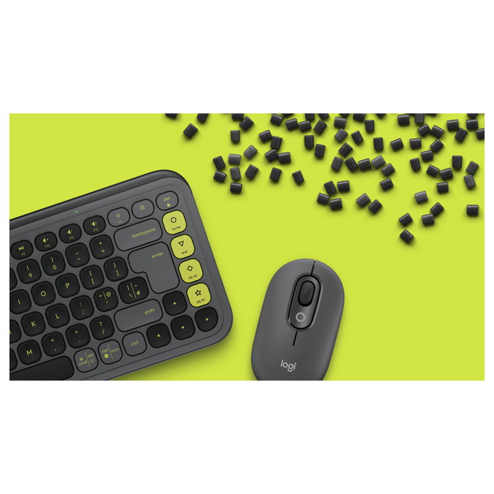 Logitech POP ICON Combo Mouse AND KB 920-013115 Teclado Inalámbrico Bluetooth QWERTY Italiano Grafito con Ratón Incluido Logitech POP ICON Combo Mouse AND KB 920-013115 Teclado Inalámbrico Bluetooth QWERTY Italiano Grafito con Ratón Incluido