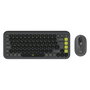 Logitech 920-013115 Combo Teclado Inalambrico Bluetooth y Mouse, Italiano QWERTY, Tecla Tijera Bajo Perfil, Mini, Grafito, Kit Inalambrico