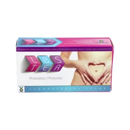 TEGOR Lbs-Ter 45Comprimidos - Probiótico con Bacterias Lácticas y Vitamina C para un Intestino Sano y Mejor Absorción de Nutrientes