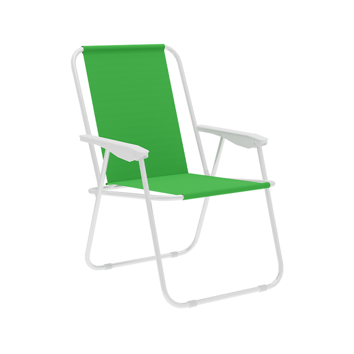 Marbueno Silla Plegable Color Verde Acero Playa y Piscina 59X51X75 cm MARBUENO SUMMER 10169V