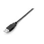 EQUIP Cable USB 2.0 tipo A a tipo B, 2m, negro