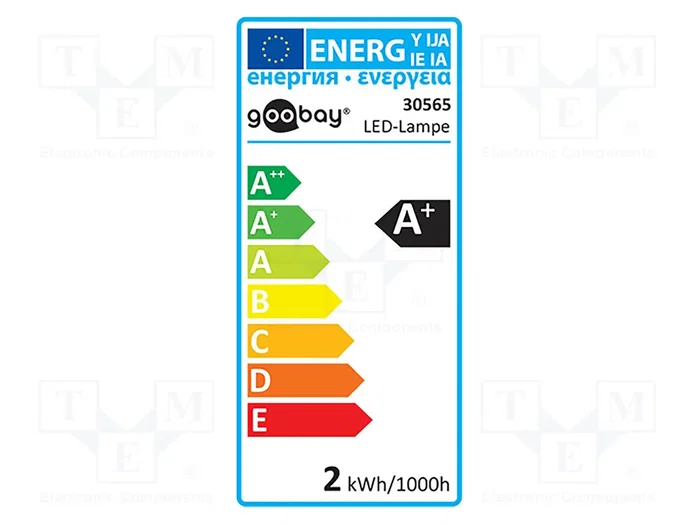 GOOBAY Lámpara LED E14 Blanco Caliente