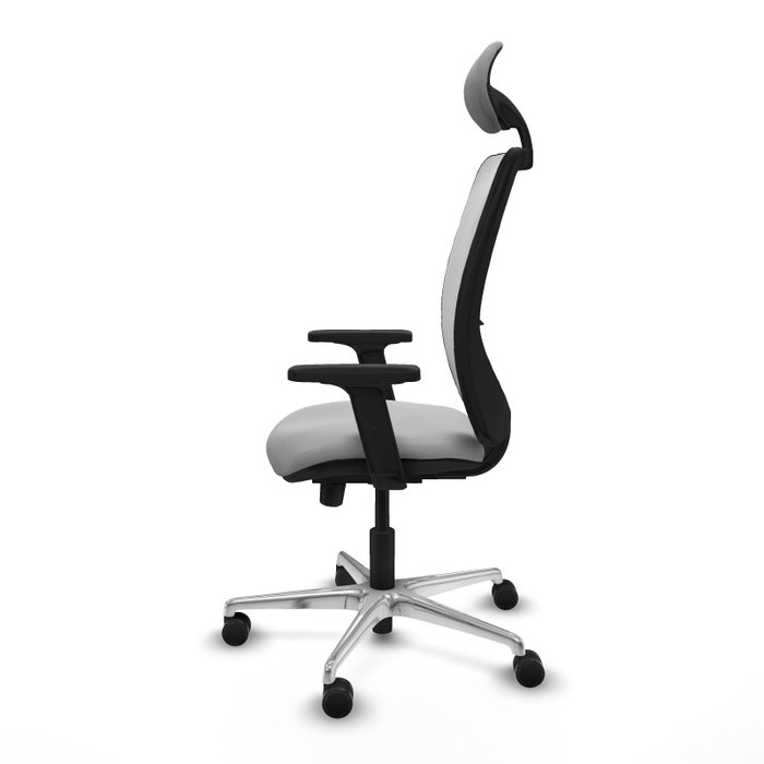 PIQUERAS Y CRESPO Silla de oficina Zulema Gris claro y Blanco PIQUERAS Y CRESPO Silla de oficina Zulema Gris claro y Blanco