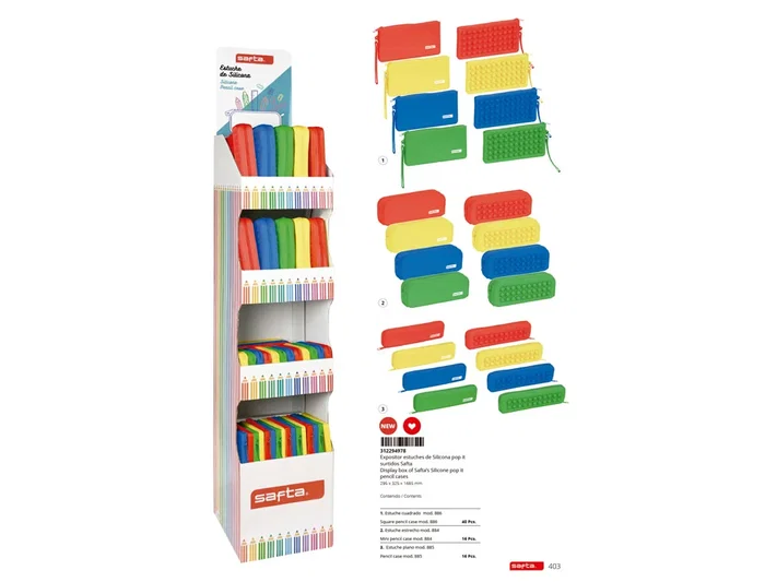 Safta Bolso Escolar Portatodo Silicona Pop It 295x325x1685 mm Safta Bolso Escolar Portatodo Silicona Pop It 295x325x1685 mm