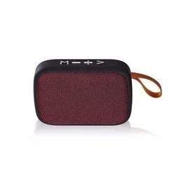 Generico Altavoz portátil Bluetooth mini rojo