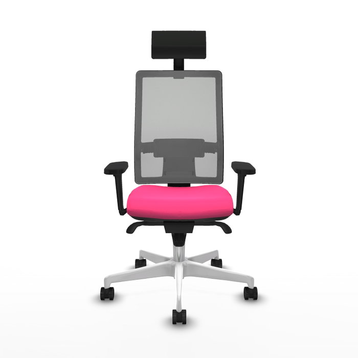 PIQUERAS Y CRESPO Silla de oficina Horna Rosa con mecanismo Sincro PIQUERAS Y CRESPO Silla de oficina Horna Rosa con mecanismo Sincro