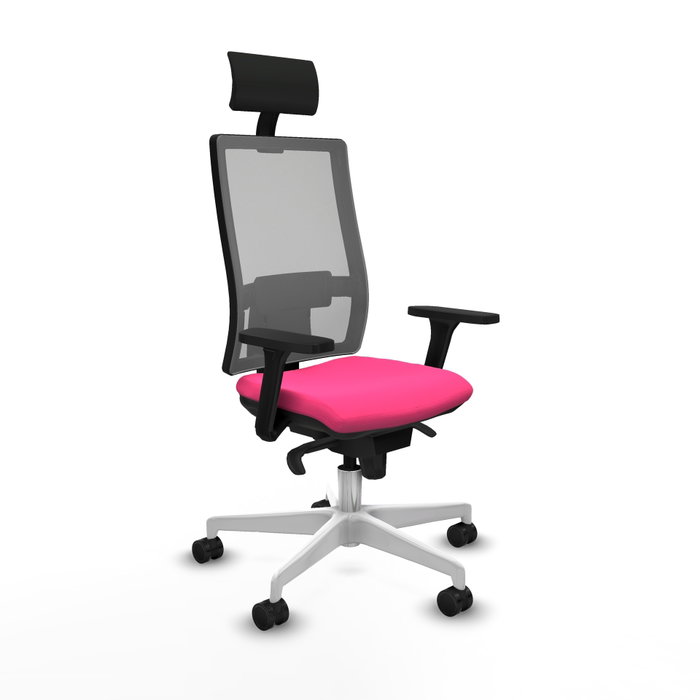 PIQUERAS Y CRESPO Silla de oficina Horna Rosa con mecanismo Sincro PIQUERAS Y CRESPO Silla de oficina Horna Rosa con mecanismo Sincro